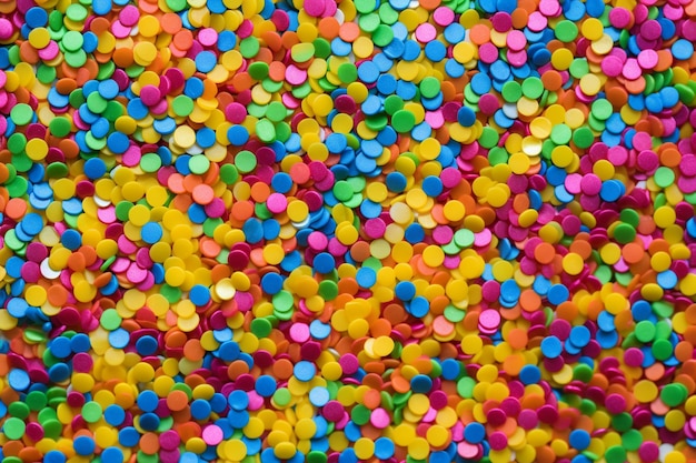 Rainbow Riot Confetti Background photo