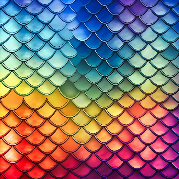 rainbow scale background