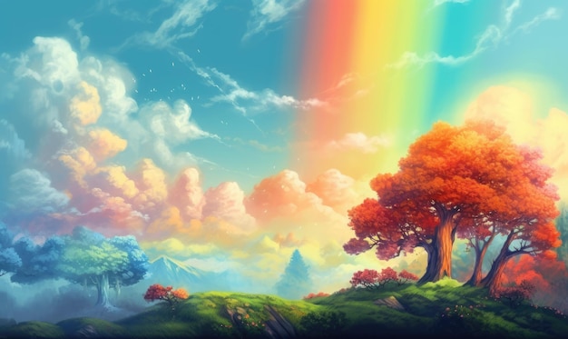 Rainbow in the sky wallpapers