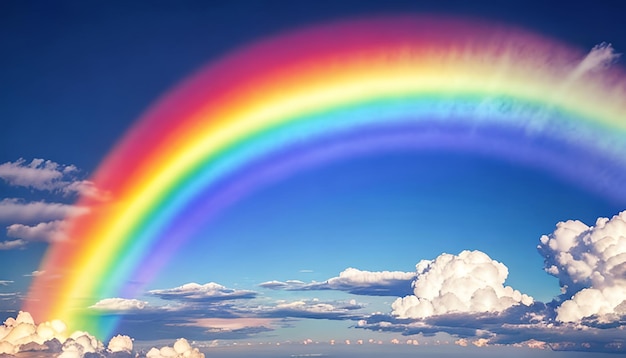 Rainbow in the sky