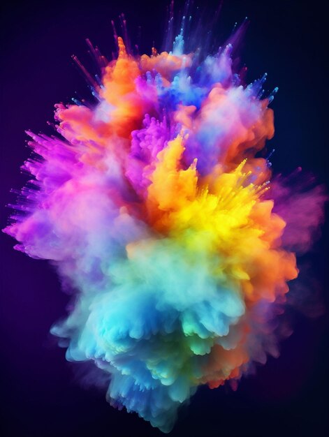 Photo rainbow smoke background hd wallpaper photography