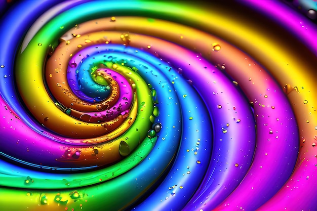 Rainbow Splash Background