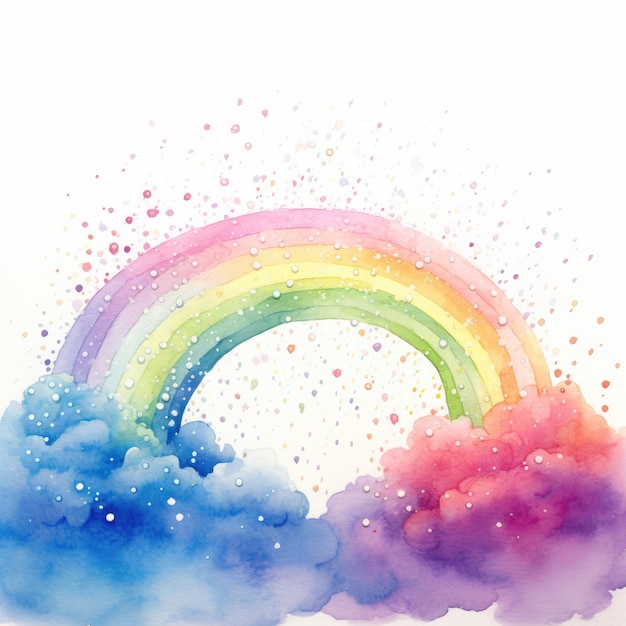 写真 虹 が 空 に 広がっ て いる