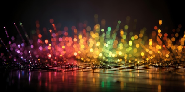 Rainbow wallpapers with a rainbow of water droplets