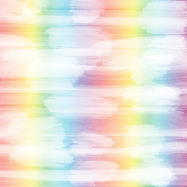 Photo rainbow watercolor drawing background