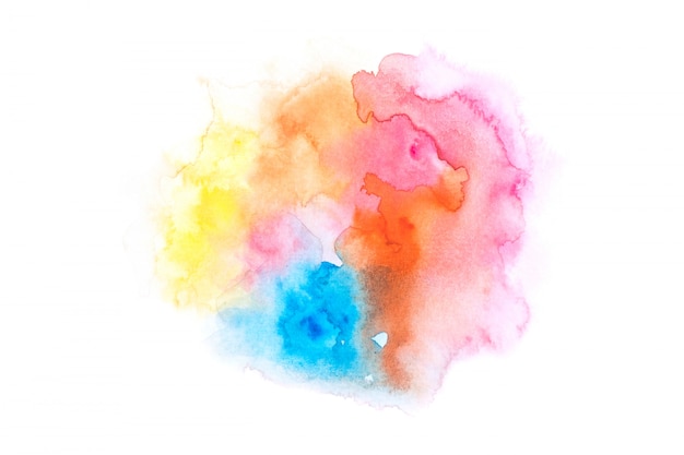 rainbow watercolor with colorful background texture design