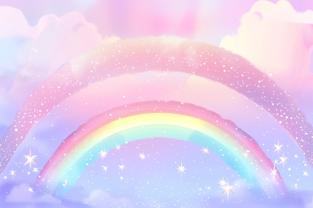 a rainbow with the words rainbow on it