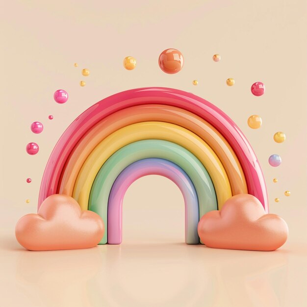 rainbows and rainbows are on a table