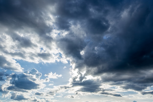 Rainclouds or Nimbus in rainy season