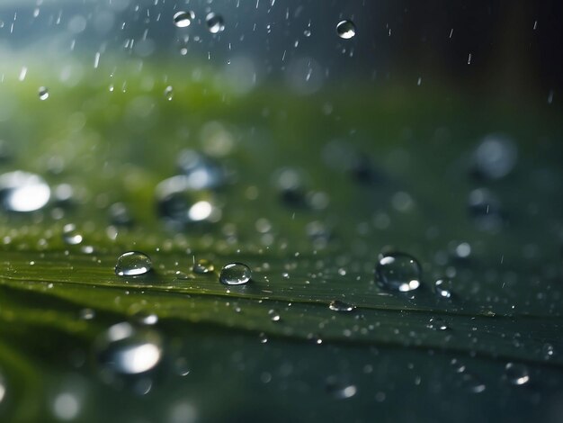 Photo raindrops on a glass window