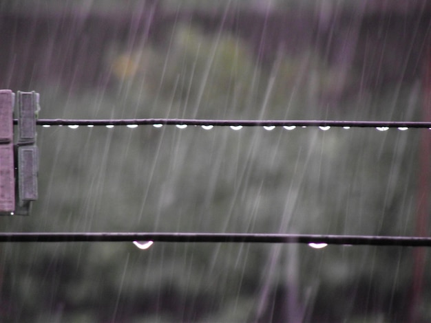 raindrops during the rain