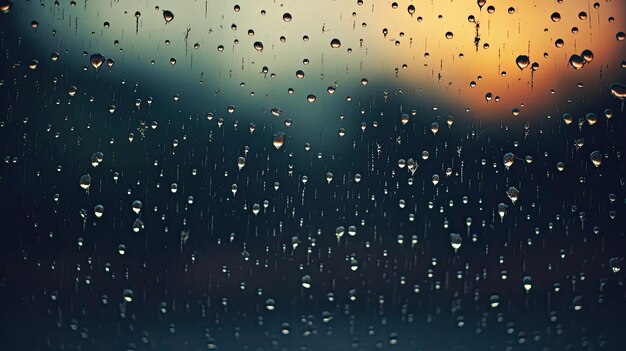 Raindrops on Window Backdrop