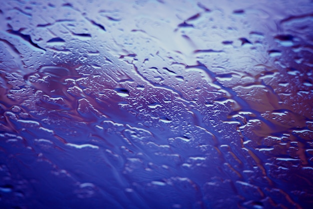 Photo raindrops on a window