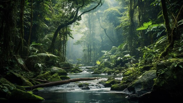 写真 雨林 の 背景