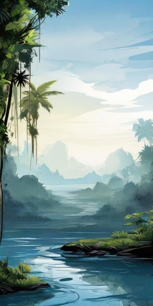 rainforest illustration