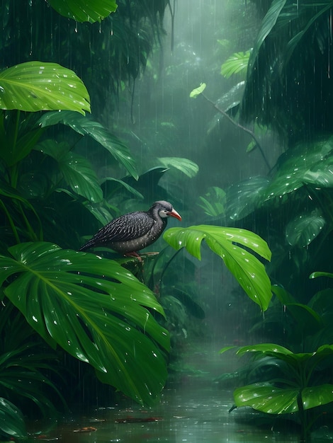 Rainforest nice natural beauty generated ai