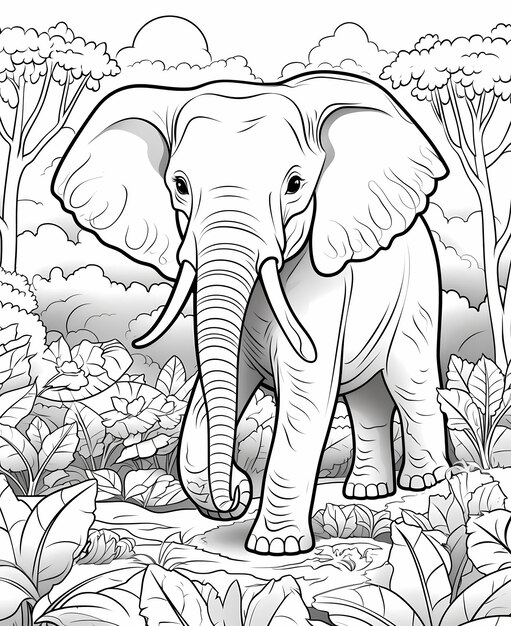 Rainforest Rascals Cartoon Animal Coloring Book