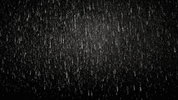 Raining in the dark night