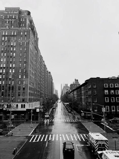 Foto piove a new york .