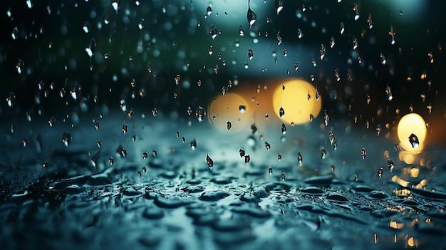 rainy day abstract background