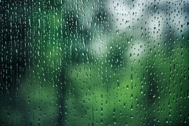 Rainy Glass Texture Ai generatief