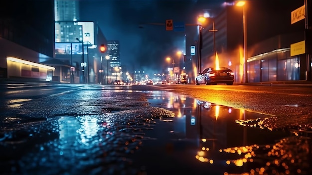 A rainy night in toronto