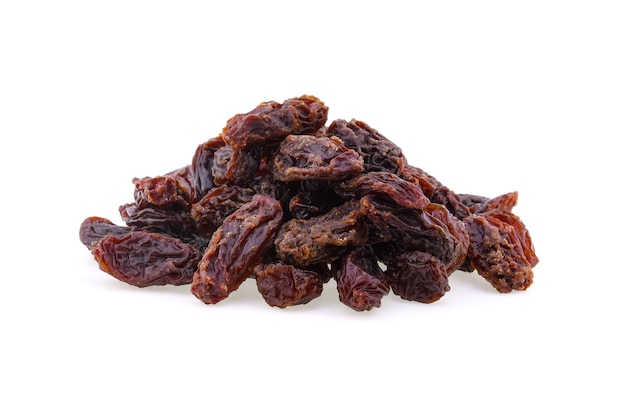 Raisins isolated