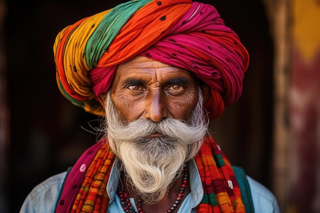 Rajasthani turban picture from Jaipur