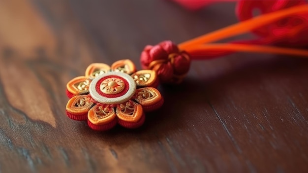 사진 raksha bandhan 축제 배경 복사 공간이 있는 raksha bandhan rakhi