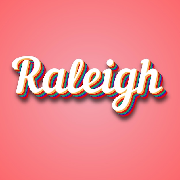 Photo raleigh text effect photo image cool