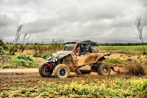 Rally of offroad vehicles x through the south of spain