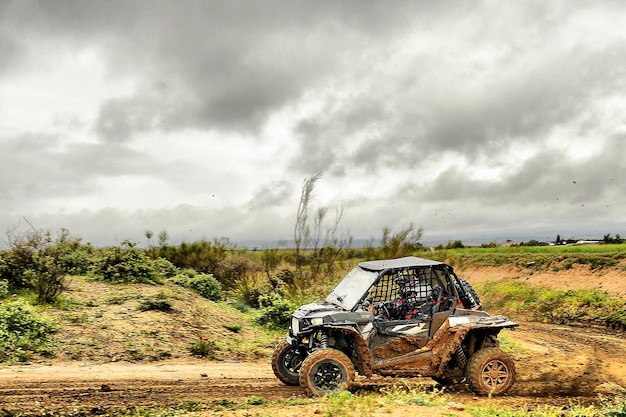 Rally of offroad vehicles x through the south of spain