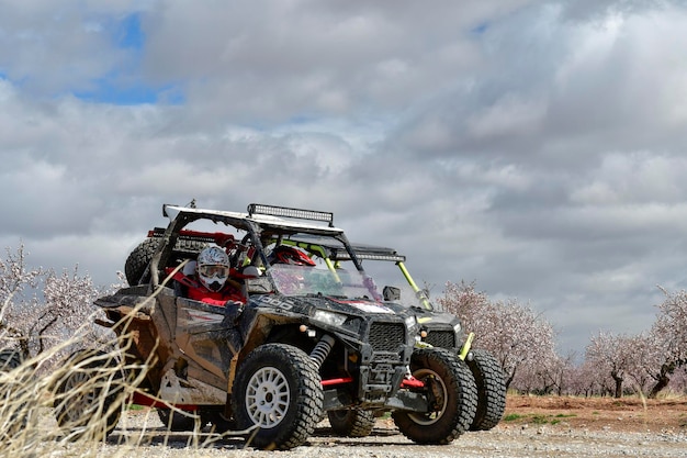Rally of offroad vehicles x through the south of spain