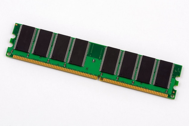 Photo ram module on a white background