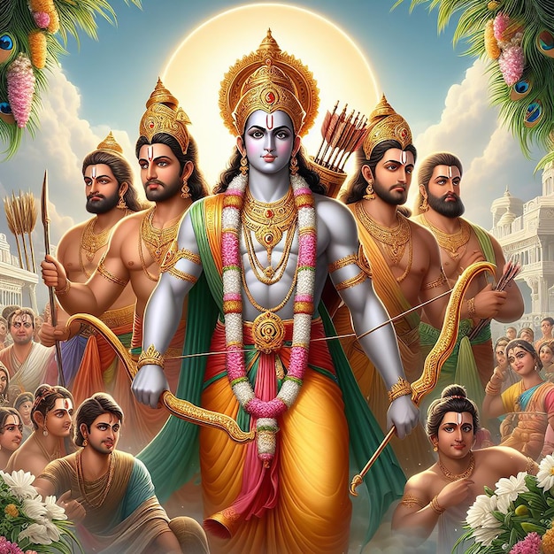 Ram Navami image background
