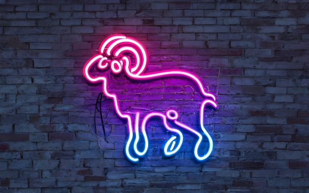 Ram-neonposter