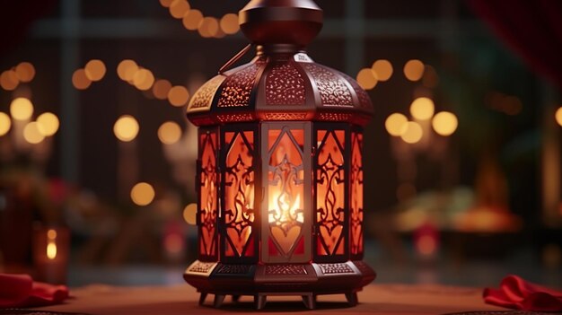 Foto ramadan 3d illustratie hd 8k behang stock photographic