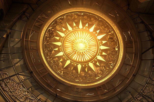 Ramadan achtergrond gouden ontwerp