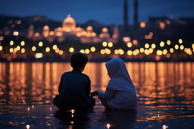Ramadan avonden geestelijke gloed