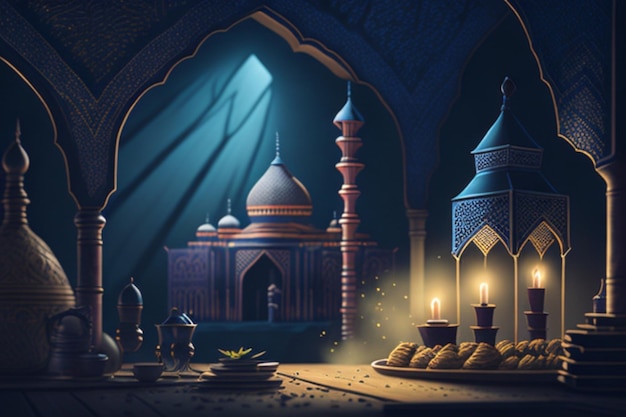 Ramadan background atmosphere