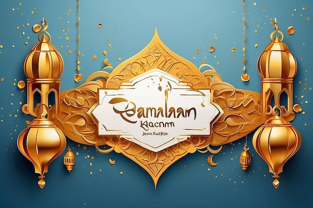 Foto disegno di sfondo del ramadan