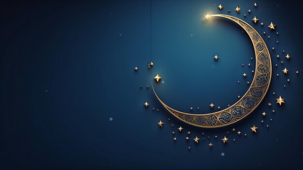 Ramadan Background Islamic Crescent