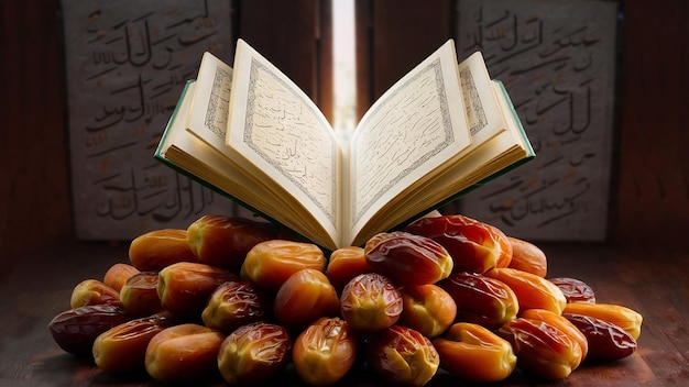 Состав Рамадана с Кораном и датами
