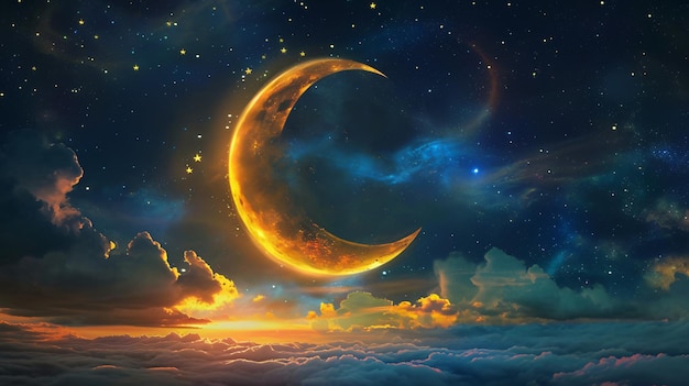 Ramadan Crescent Moon