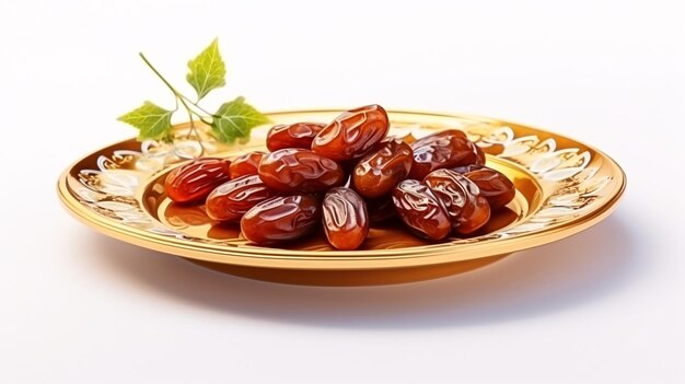 Ramadan Dates Staal en Gouden Plaat