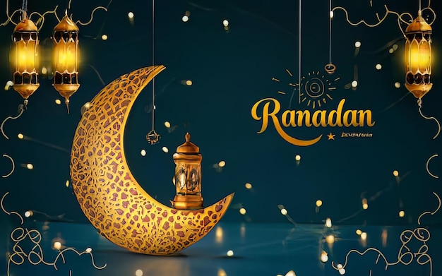 Ramadan and Eidul fitri background Enchanting Ramadan and Eid Al Fitr islamic
