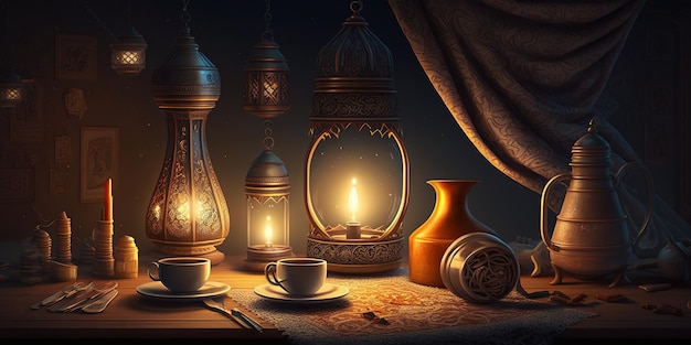 ramadan festive background