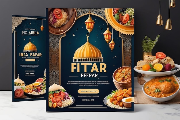 Foto ramadan iftar aanbod sociale media instagram sjabloon