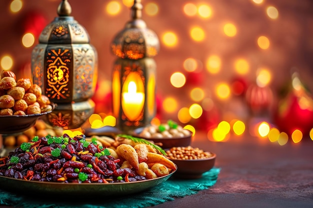 Ramadan iftar-achtergrond