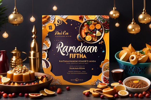 Ramadan iftar offer Social Media Instagram Template